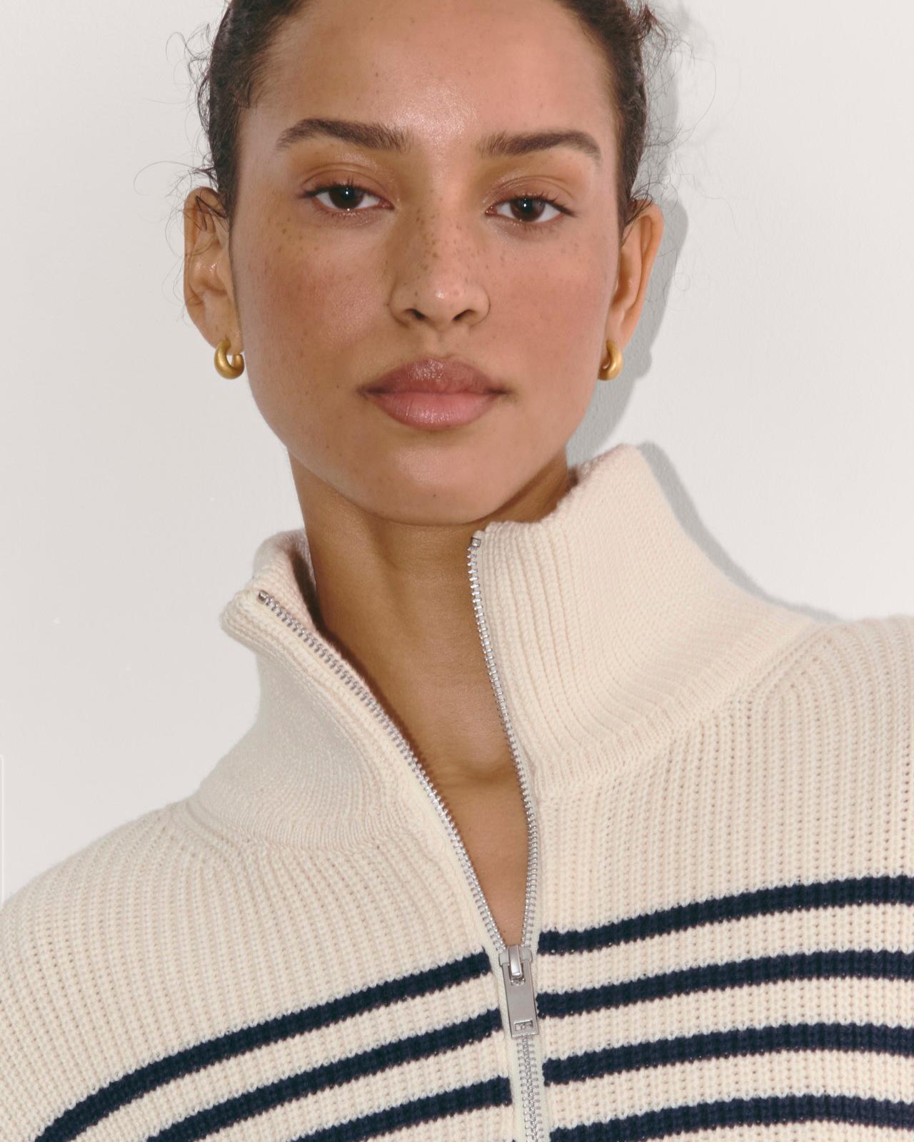 The Half-Zip in Everyday Cotton Product Image