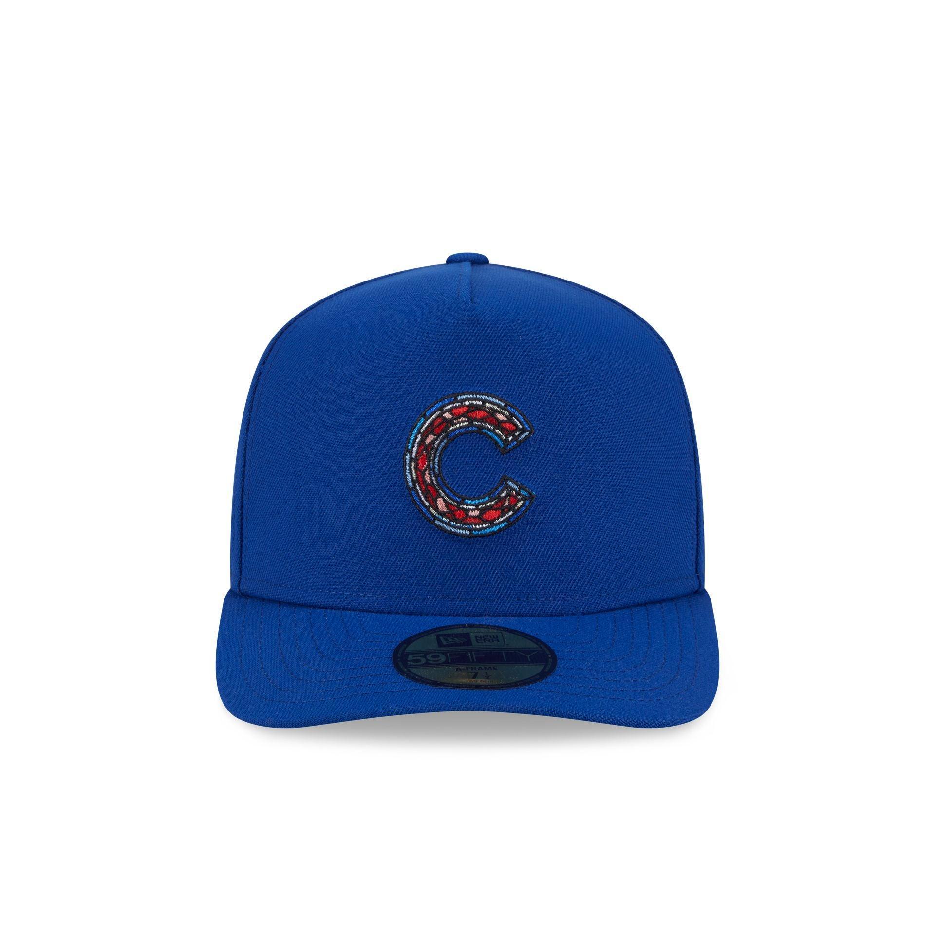 New York Mets Stained Glass 59FIFTY A-Frame Fitted Hat Male Product Image