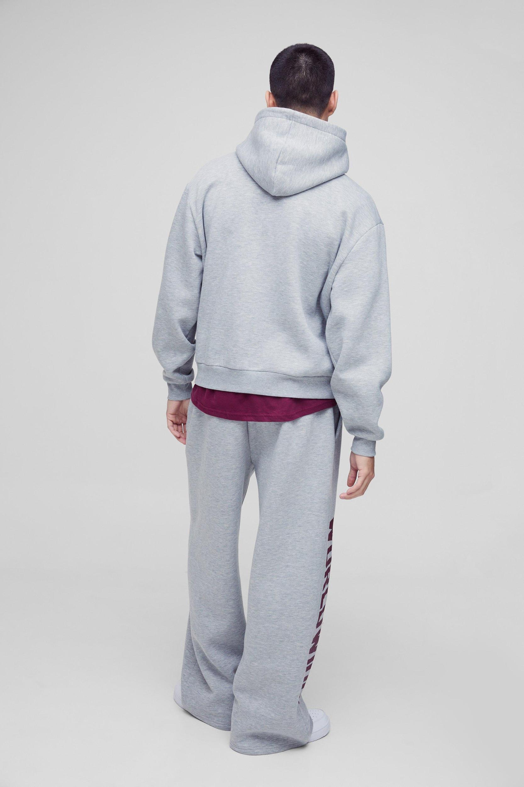 Wide Leg Worldwide Print Sweatpants | boohooMAN USA Product Image