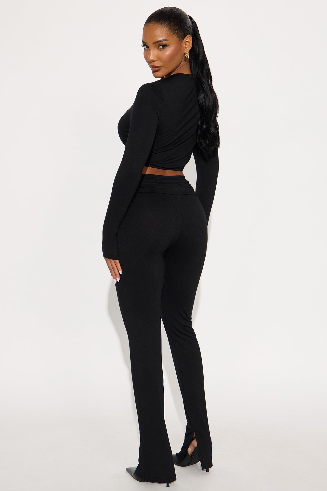 After Hours Allure Pant Set - Black Product Image