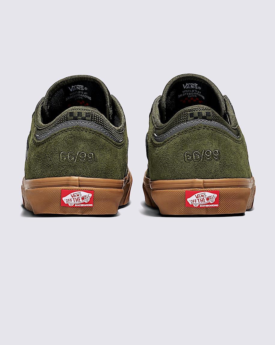Skate Rowley Shoe in Green / Gum| Vans US Product Image