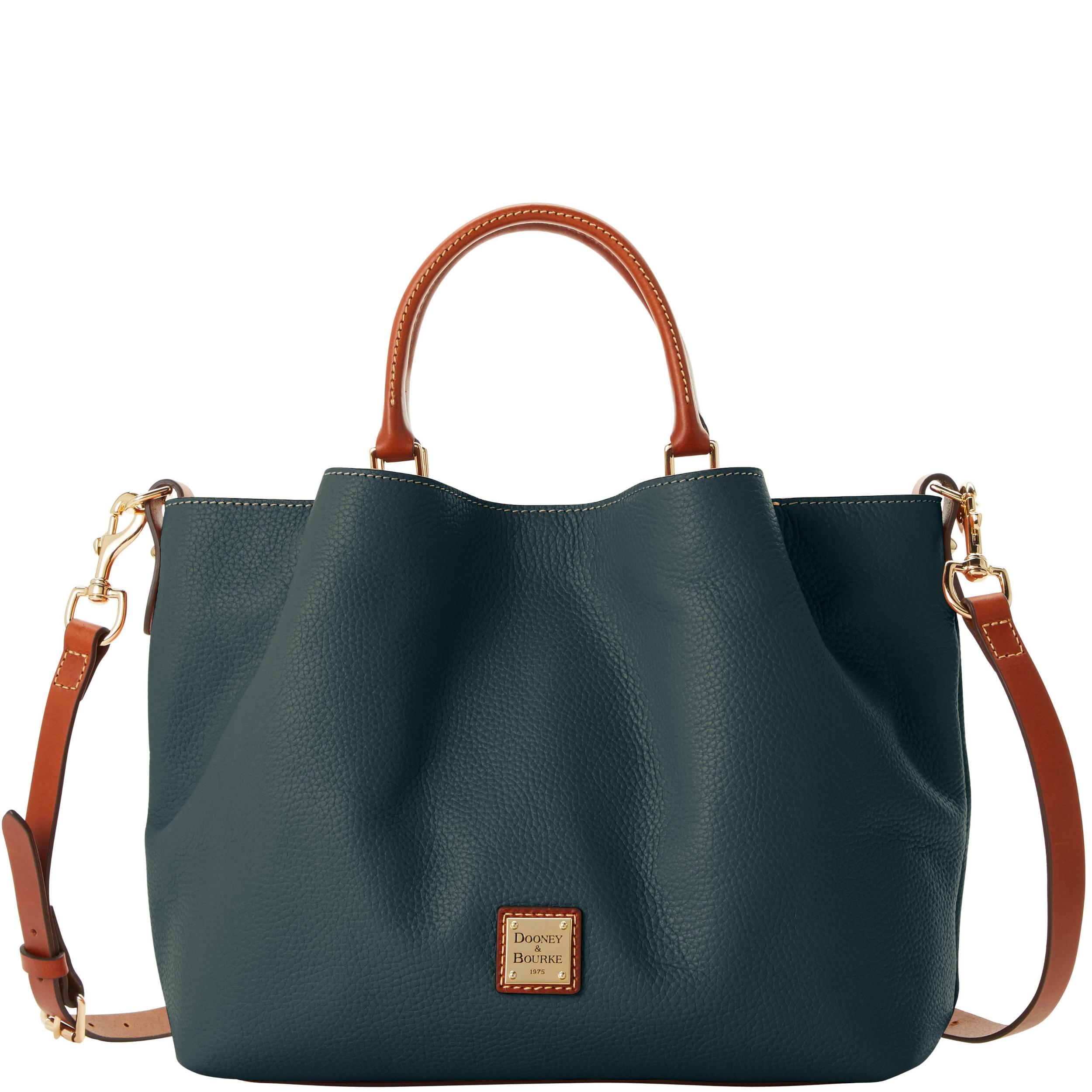Dooney & Bourke Womens Pebble Grain Large Leather Barlow Bag in Forest Product Image