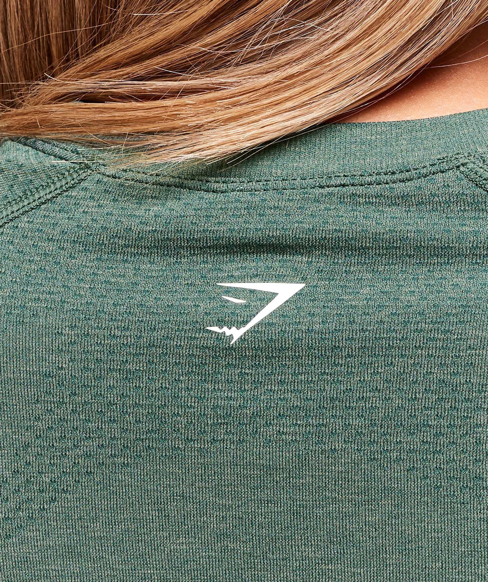 Gymshark Vital Light T-Shirt - Obsidian Green Marl Female Product Image