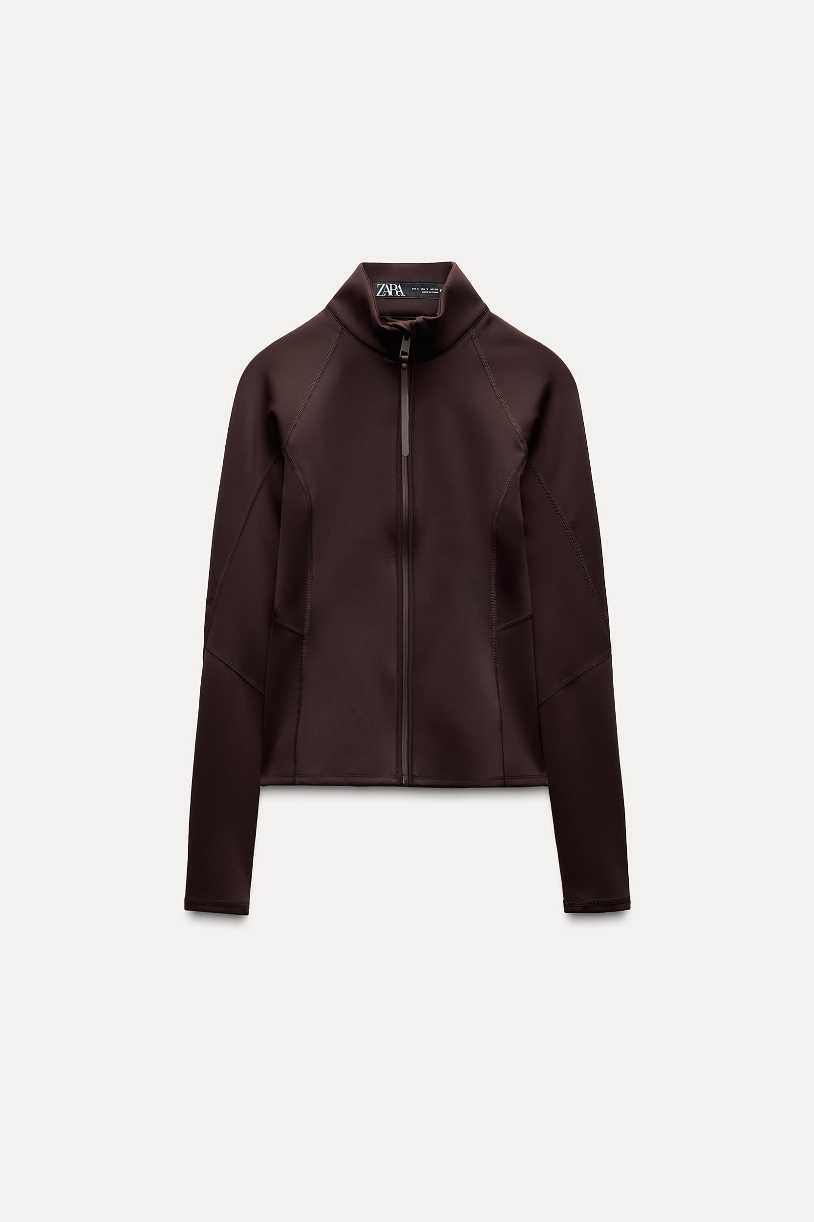HEAT-SEALED ZIPPER JACKET ZW COLLECTION Product Image