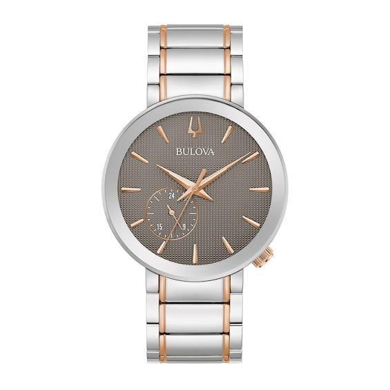 Bulova GRAMMY Collection Mens Two Tone Stainless Steel Bracelet Watch Product Image