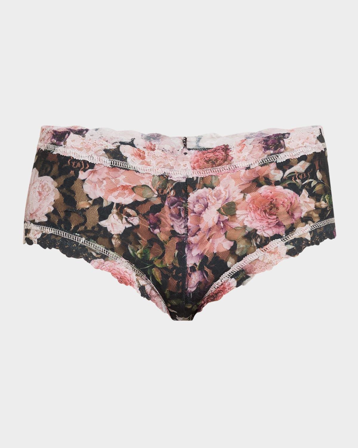 Printed Signature Lace Boyshorts Product Image