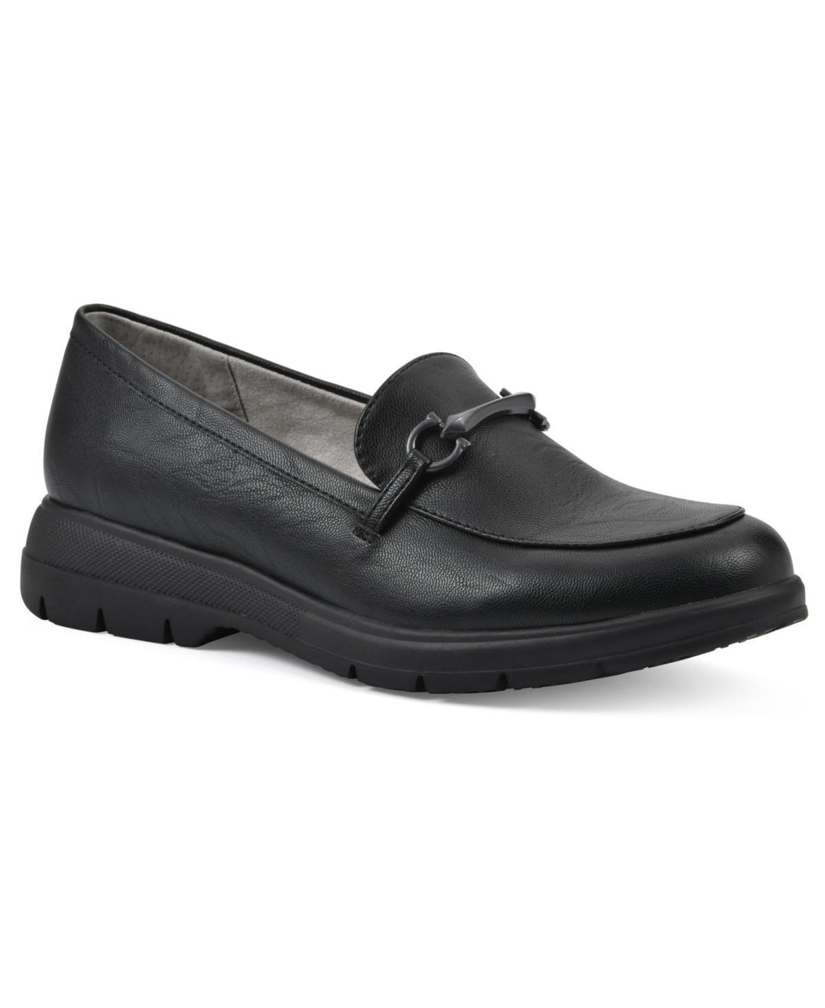 Cliffs by White Mountain Flow Womens Lug Sole Loafer Gold Grey Smo Product Image