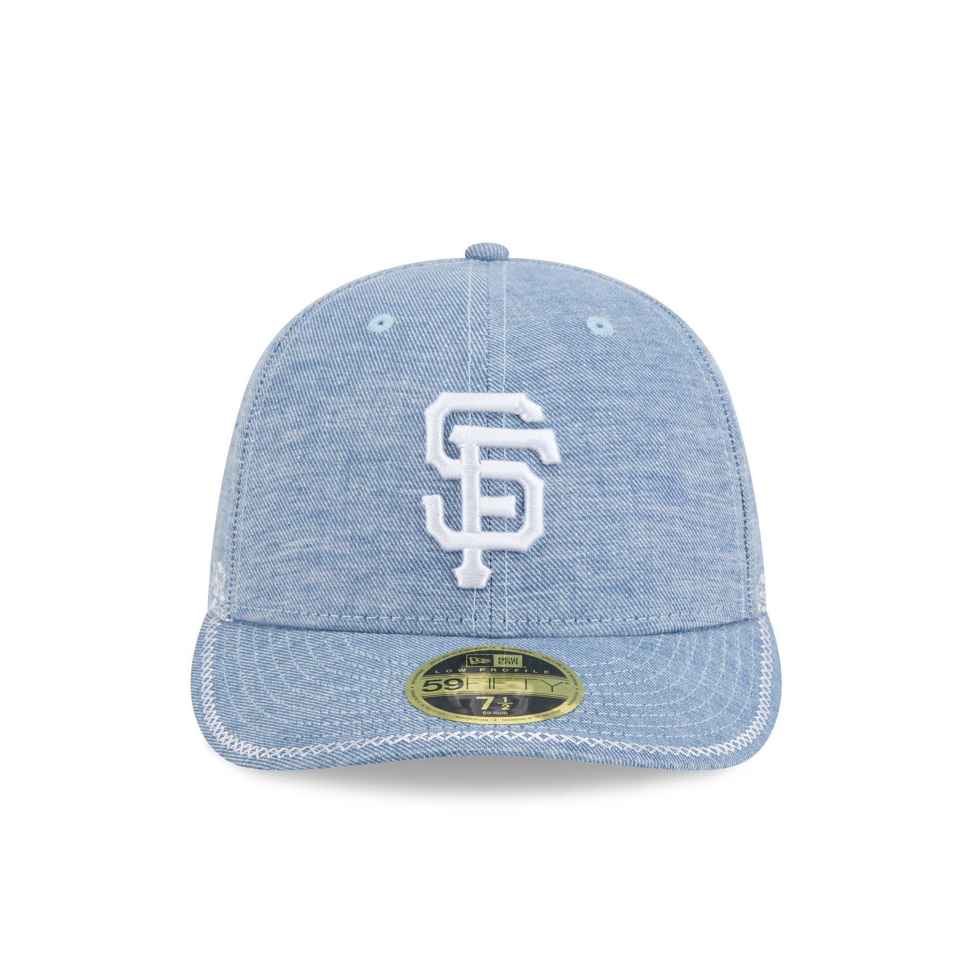 Houston Astros Hand Stitched Chambray Low Profile 59FIFTY Fitted Hat Male Product Image