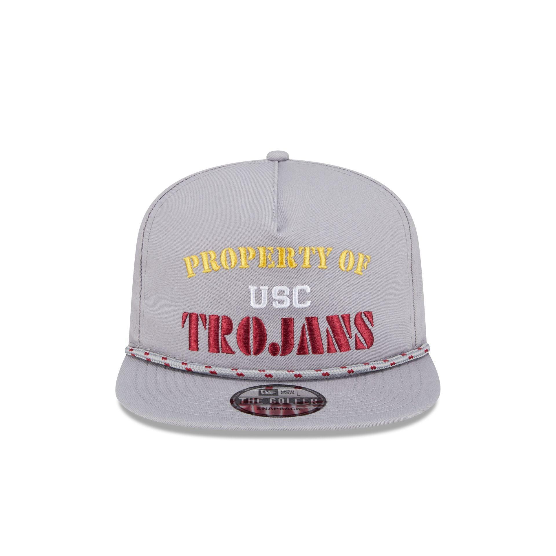 USC Trojans Vintage Gray Rope Golfer Hat Male Product Image
