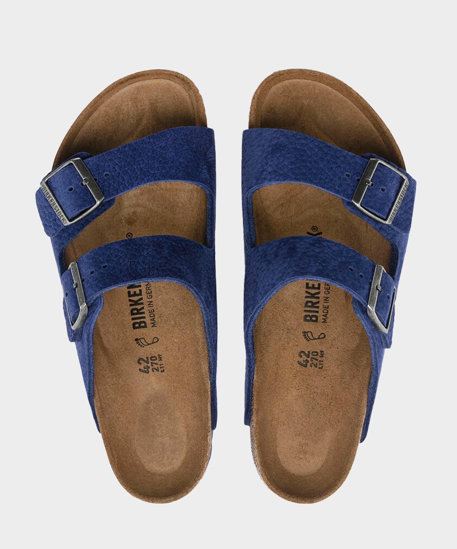 Birkenstock Arizona in Indigo Blue Leather Product Image
