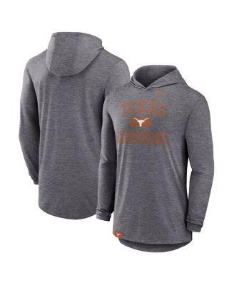Men's Nike Heather Gray Michigan State Spartans Blitz Hoodie Long Sleeve T-Shirt, Size: Large, Grey Product Image
