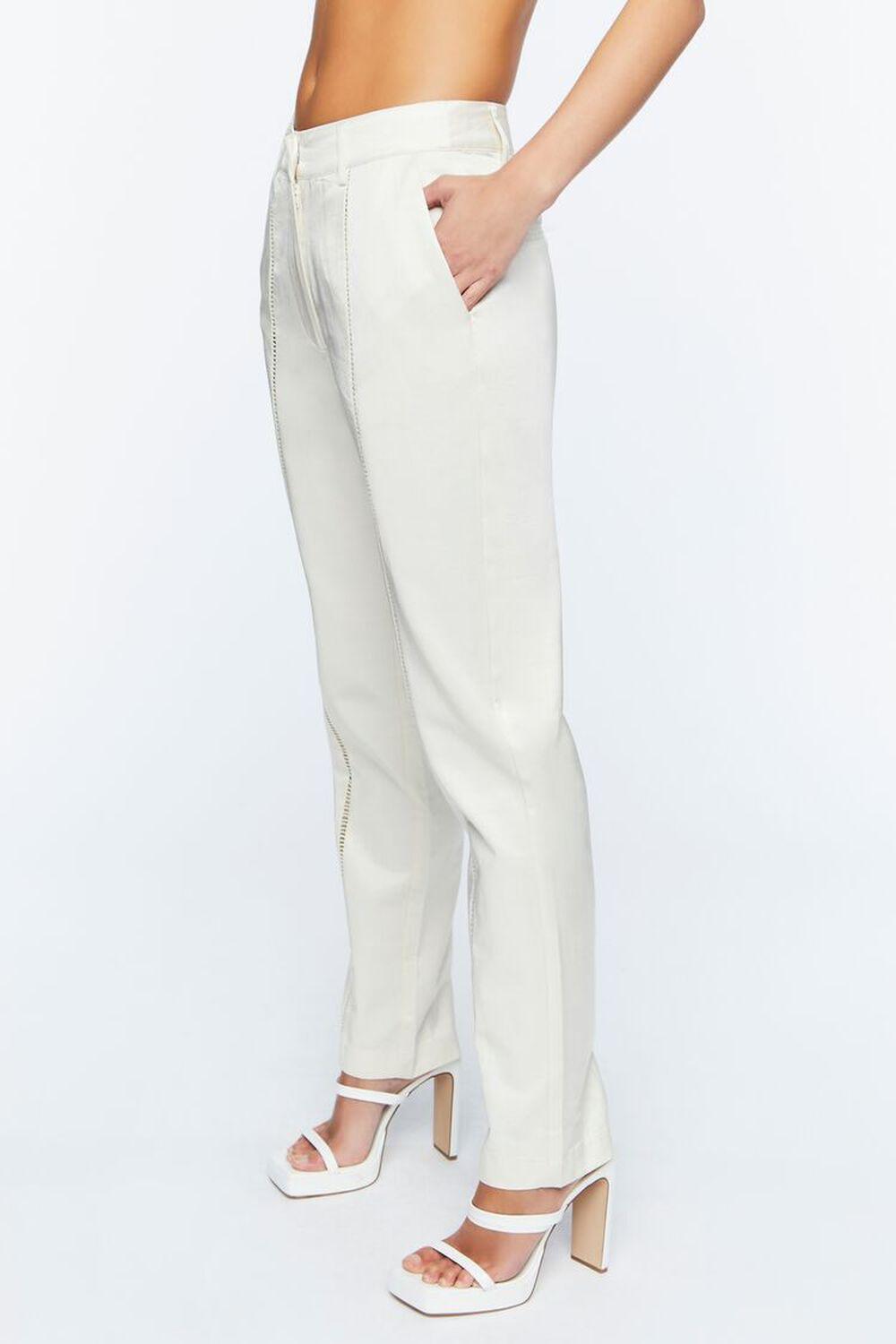 Micro-Cutout Straight-Leg Pants | Forever 21 Product Image