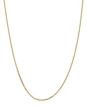 Bloomingdales Fine Collection Mens 14K Yellow Gold 1.65mm Solid Diamond Cut Cable Chain Necklace, 16 Product Image