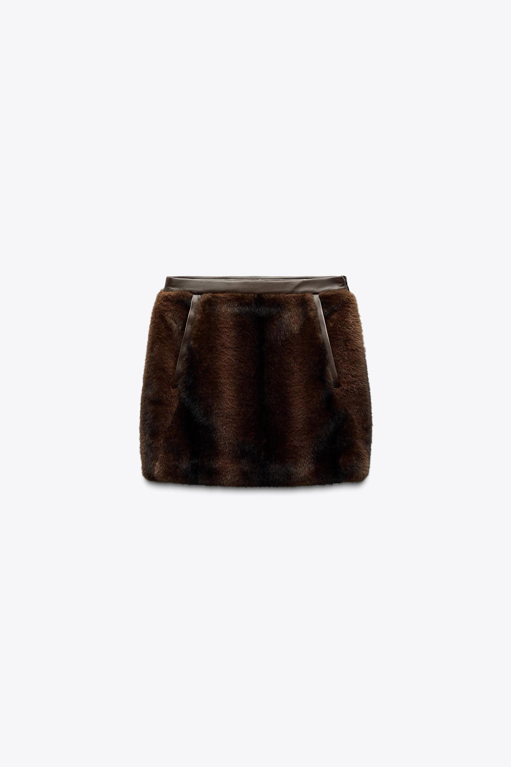 FAUX FUR SHORT SKIRT LIMITED EDITION Product Image
