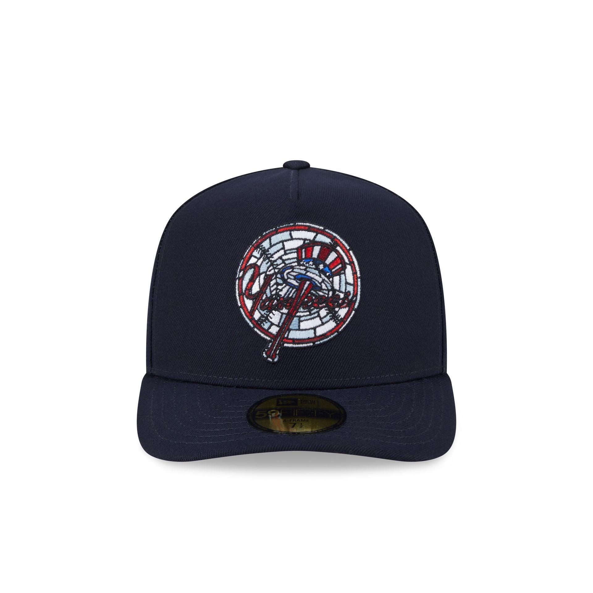 New York Yankees Stained Glass 59FIFTY A-Frame Fitted Hat Male Product Image
