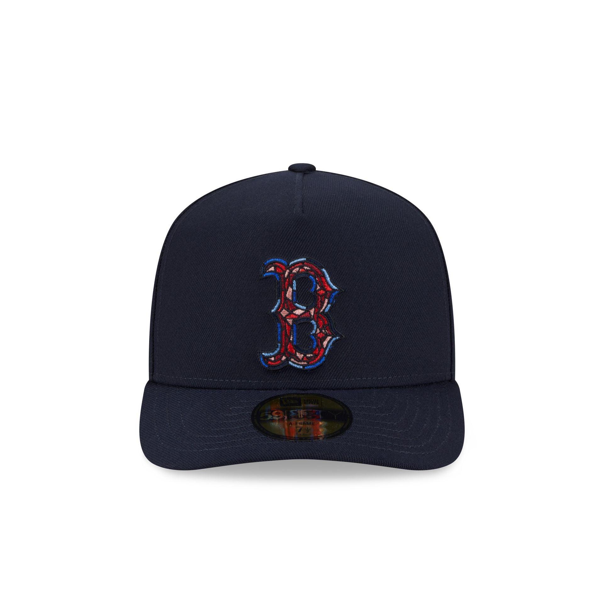 Boston Red Sox Stained Glass 59FIFTY A-Frame Fitted Hat Male Product Image
