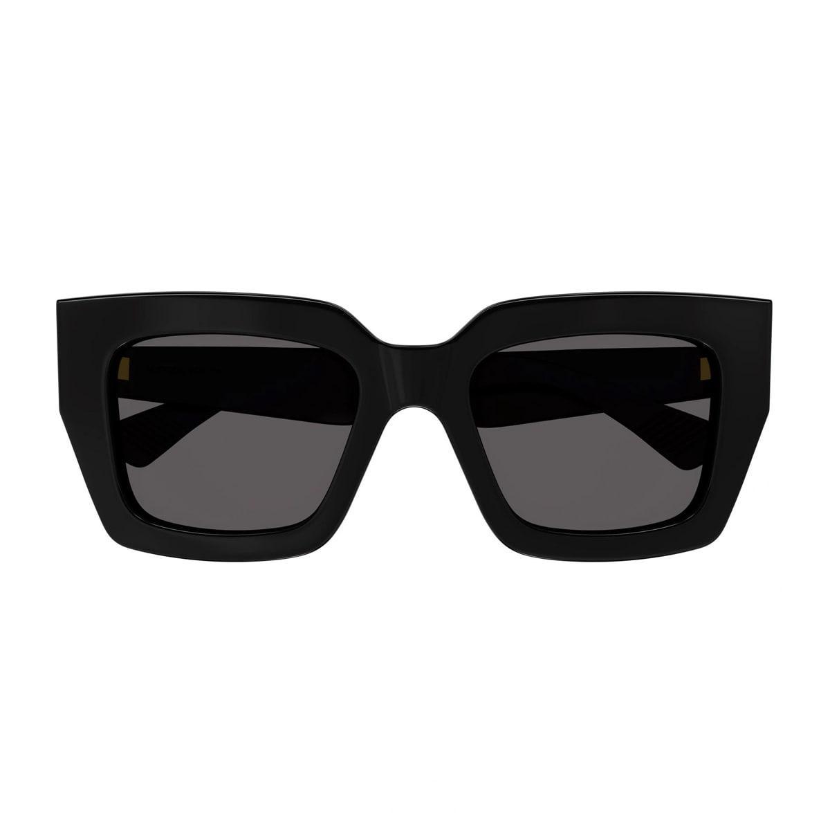 BOTTEGA VENETA Bv1212s Sunglasses In 001 Black Black Grey Product Image