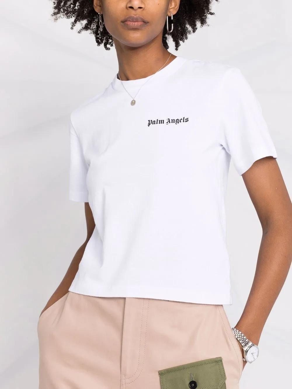logo-print cotton T-shirt Product Image