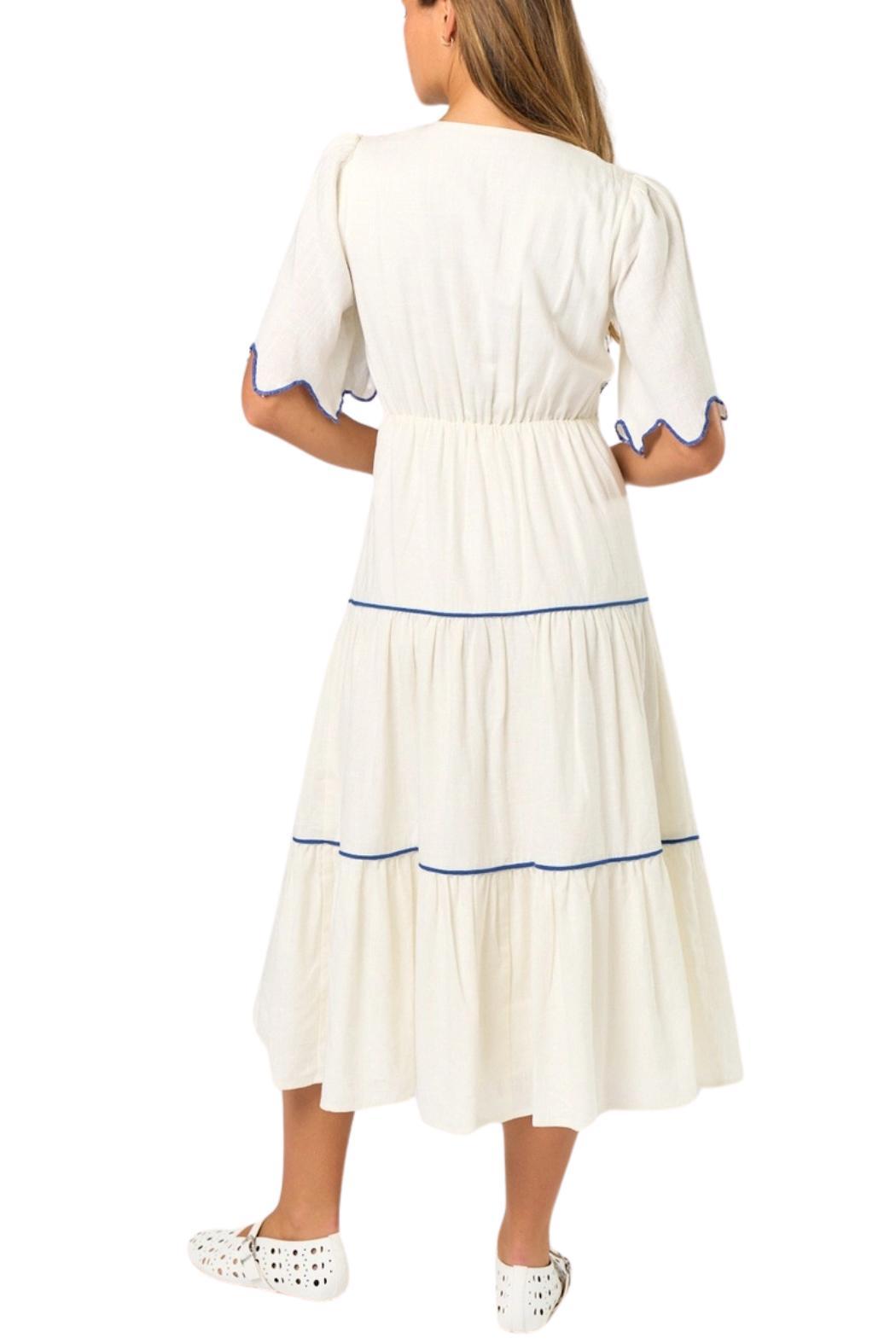 Embroidered Midi Dress Product Image