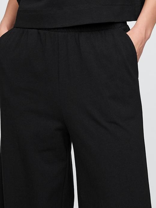 Heavyweight Organic Cotton Wide-Leg Pants Product Image