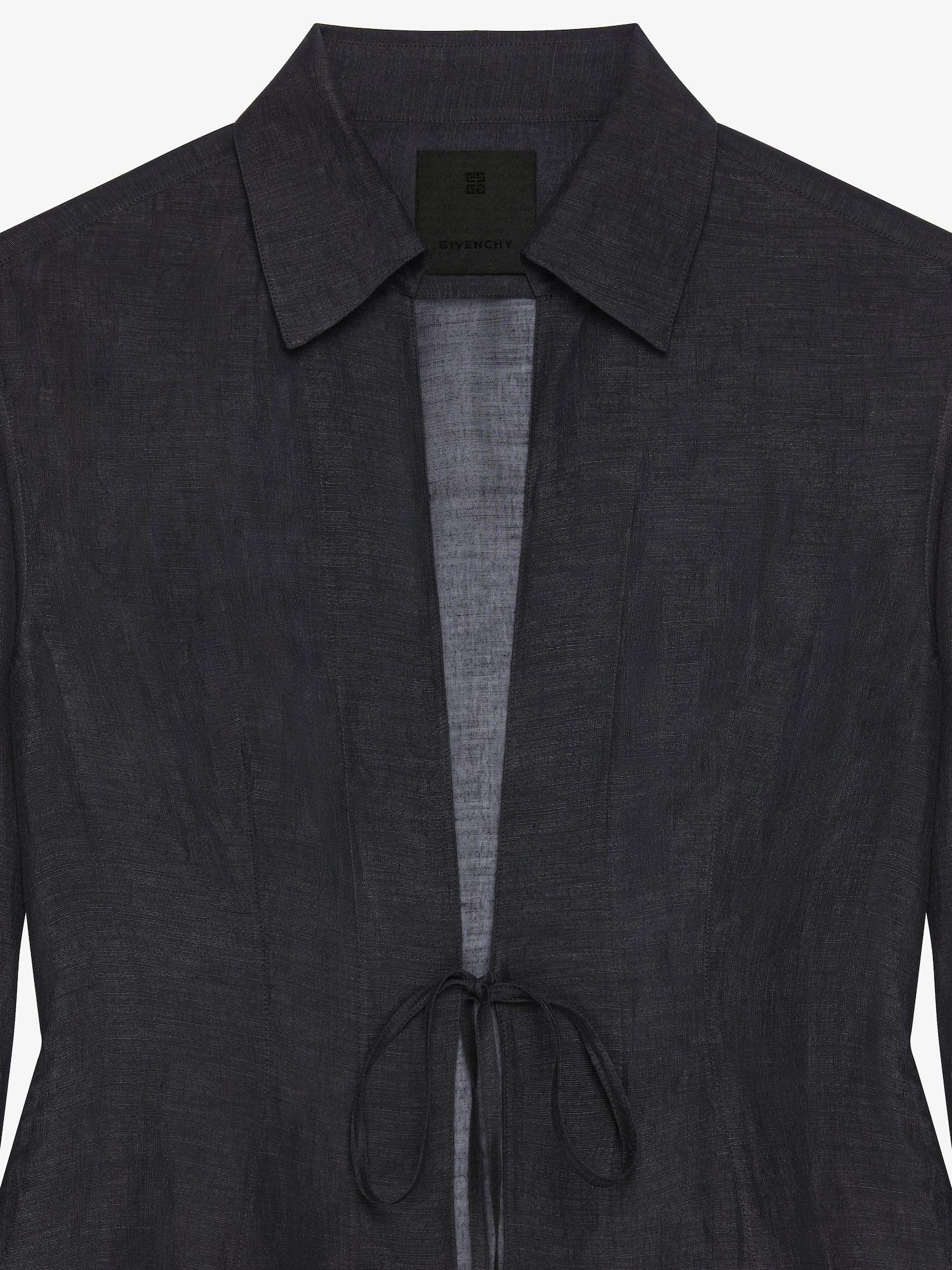 Pants in silk and linen Product Image