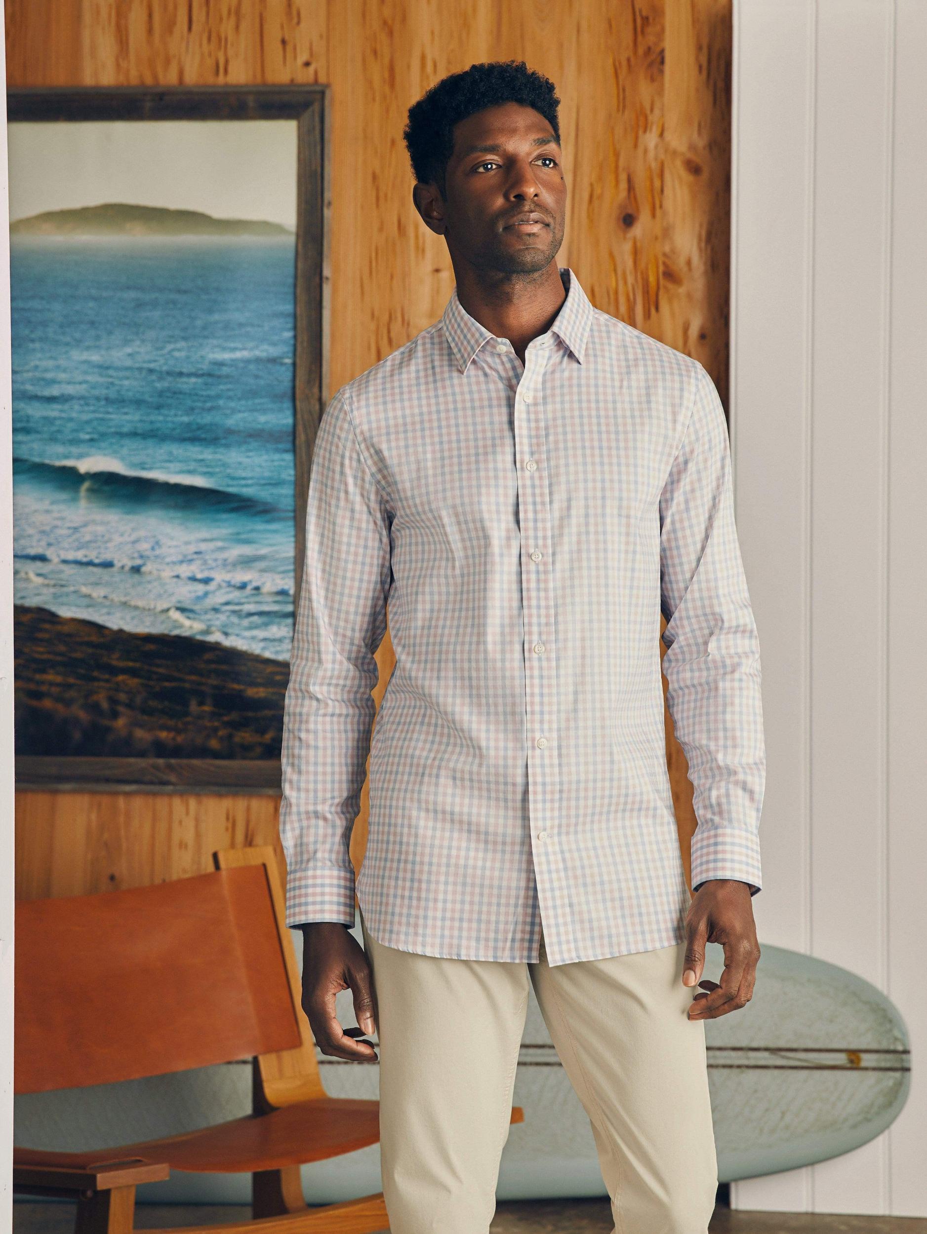 Movement™ Dress Shirt - Rose Bay Gingham Male Product Image