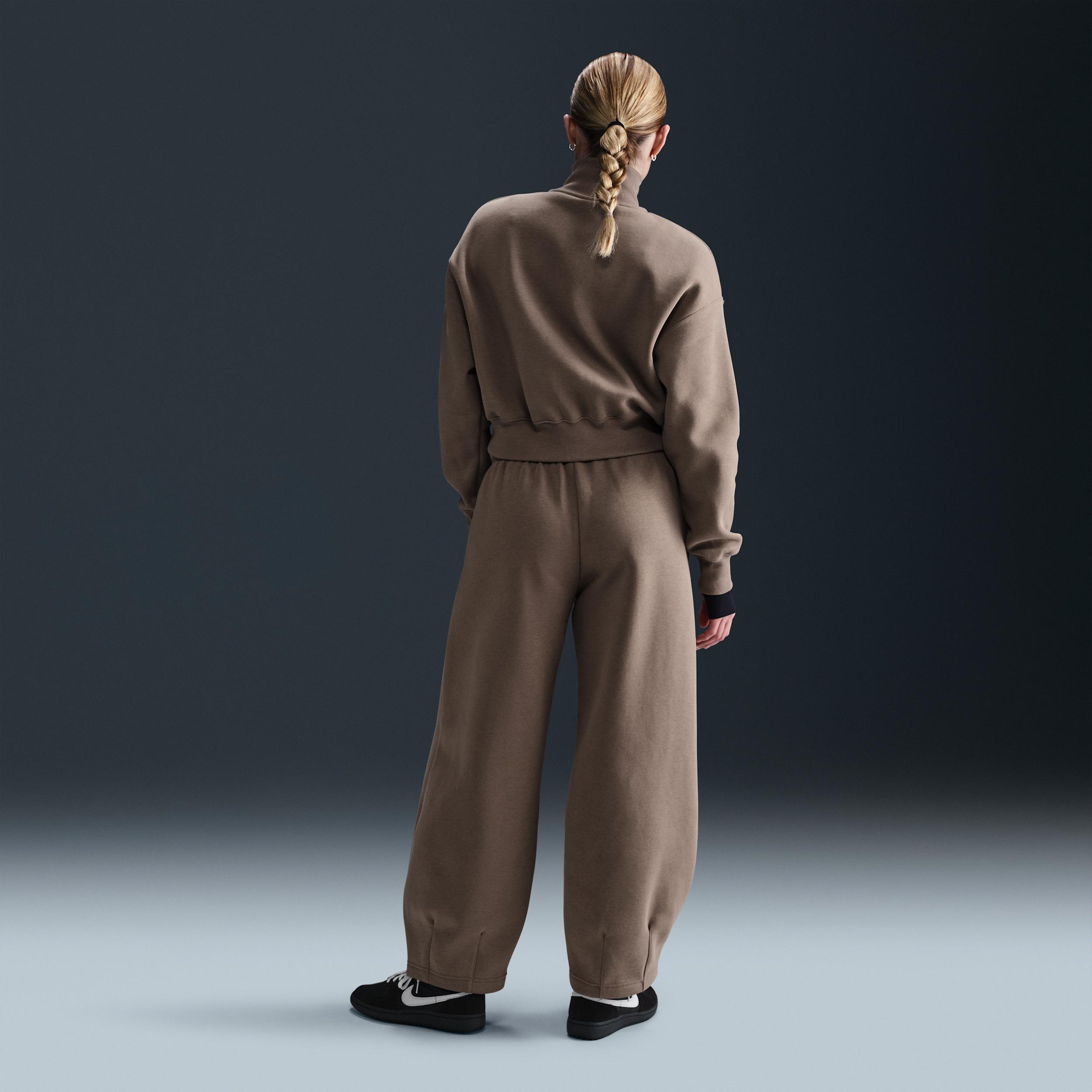 Women's Nike Sportswear Phoenix Fleece Mid-Rise Oversized Tapered Pants Product Image