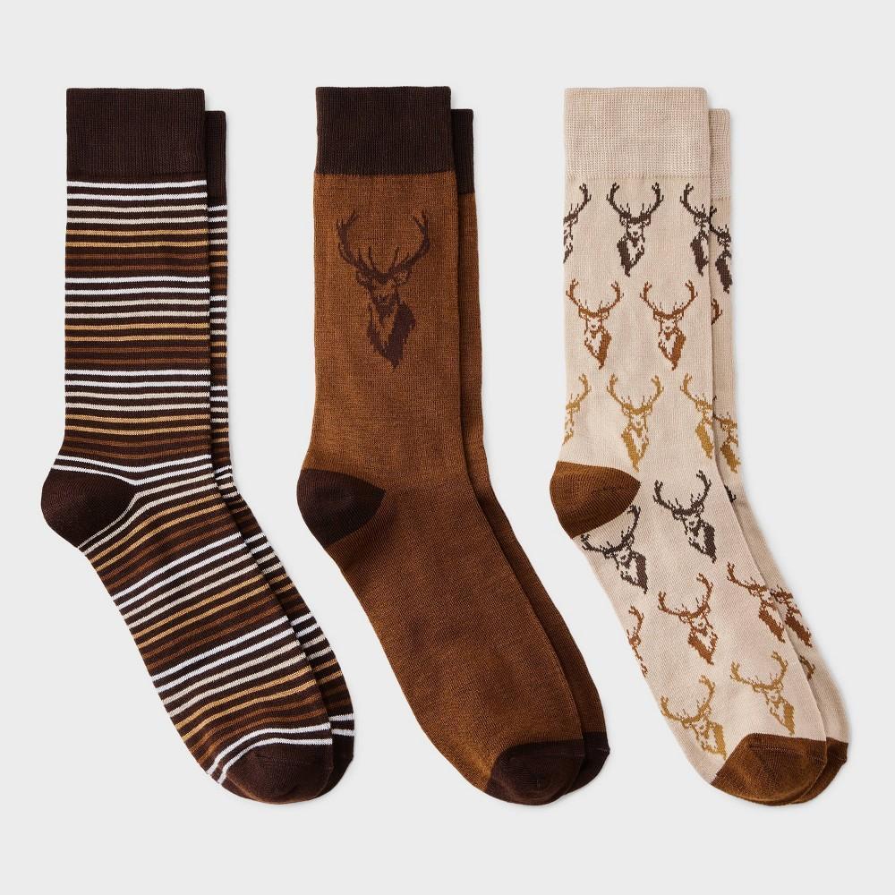 Men's Gifting Socks 3pk - Goodfellow & Co™ 7-12 Product Image