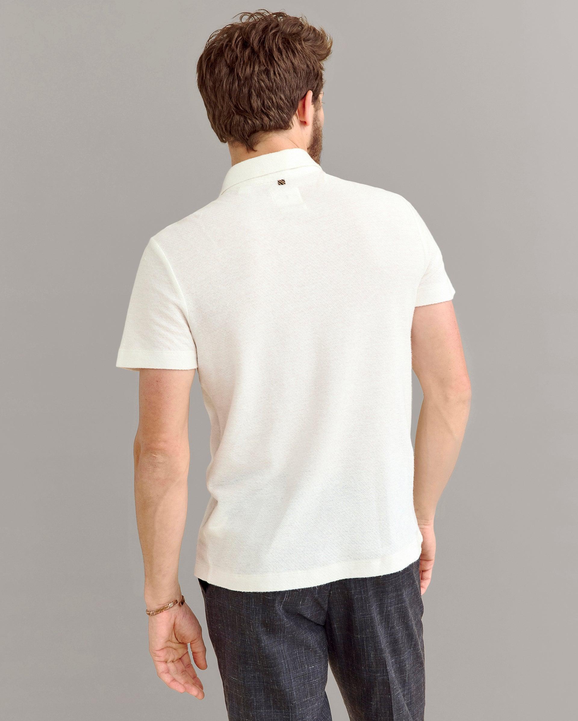 Hemp Cotton Twill Polo -  Product Image