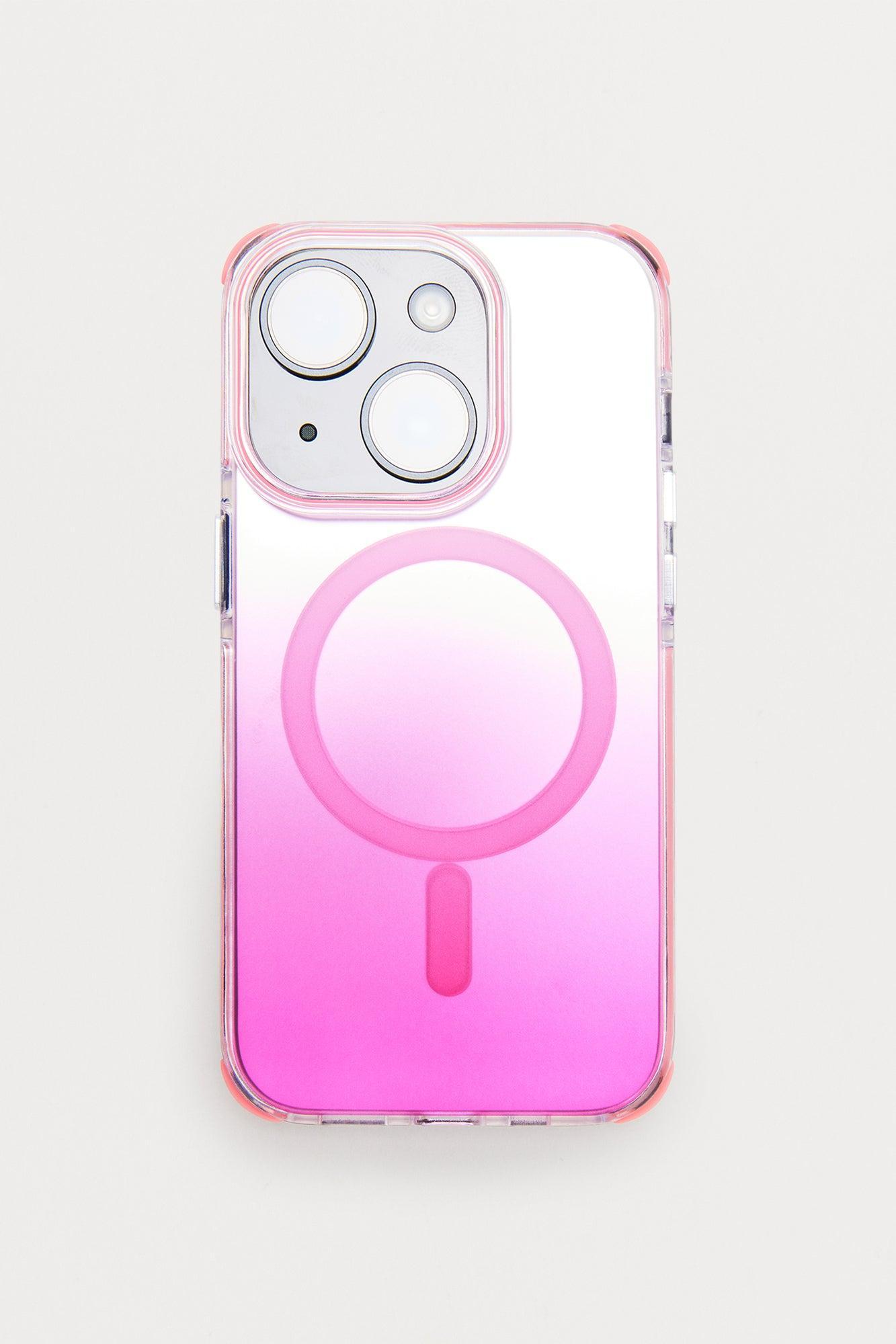 Alanna iPhone 14 Case With Magnet Ring - Pink Product Image
