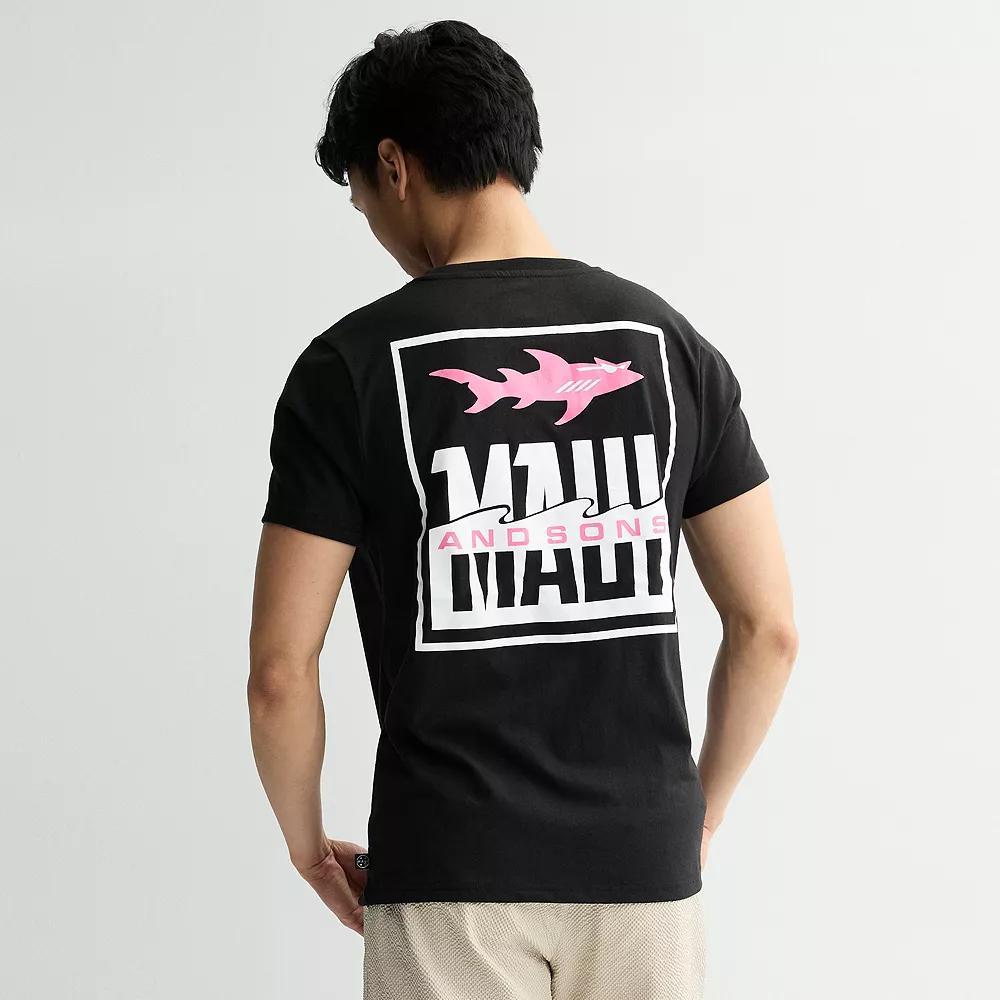 Men's Maui and Sons Fish Out of Water T-Shirt, Size: XXL, Black Product Image