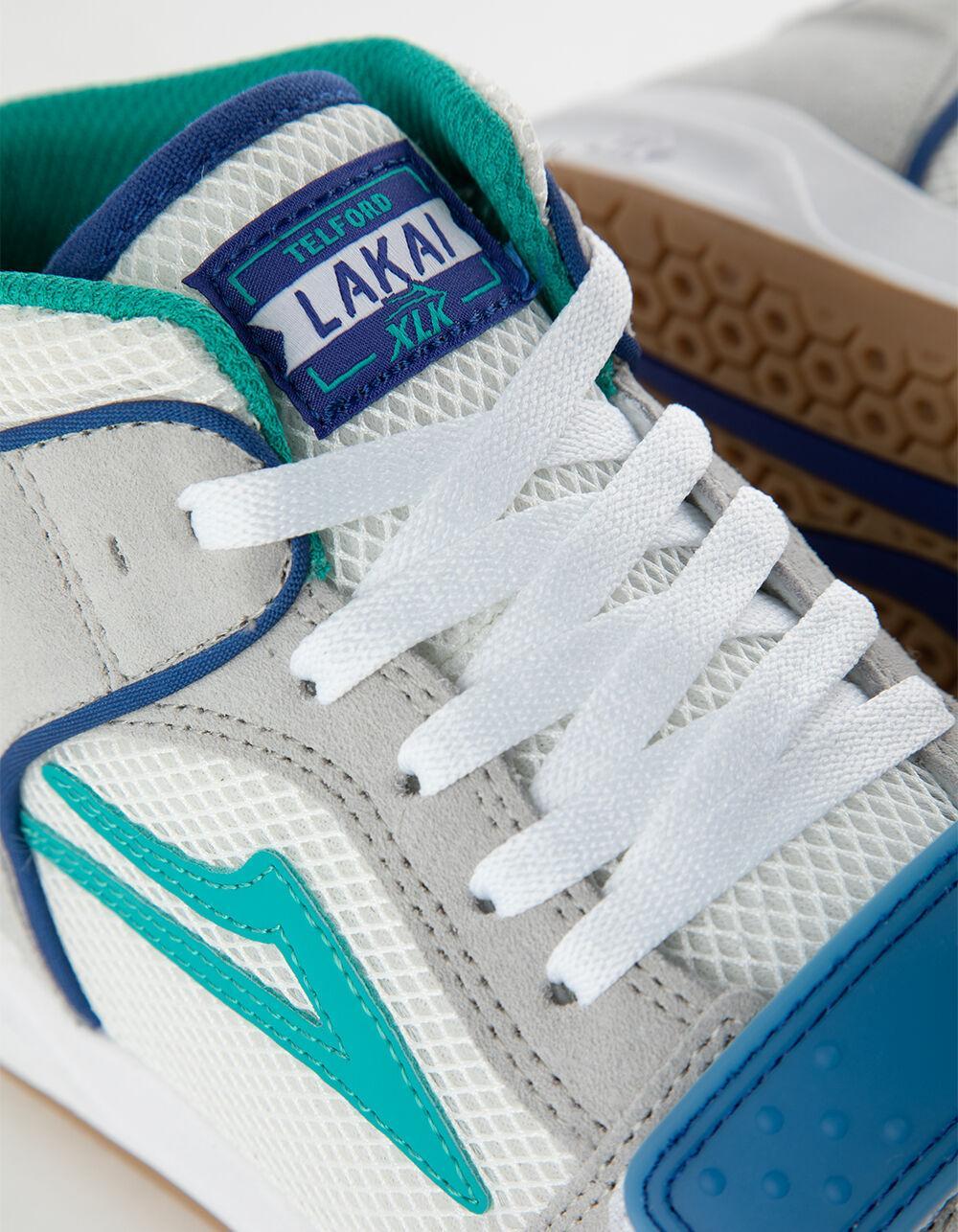 LAKAI Telford Mid Mens Shoes - WHITE/MULTI Product Image
