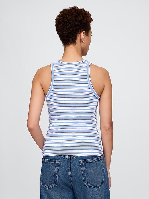Modern Rib Logo Halter Top Product Image