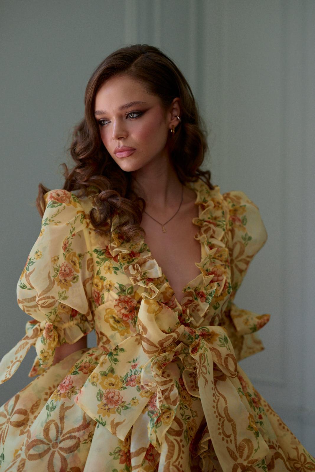 The Cr�me Brulee Marie Dress Product Image