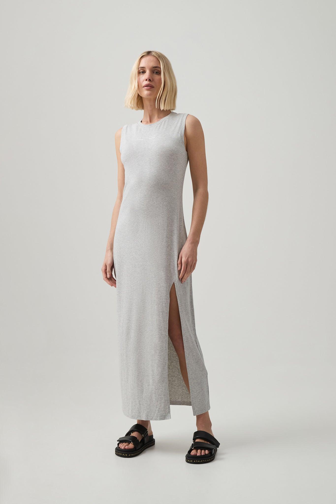 Split Hem Jersey Dress 816 Product Image