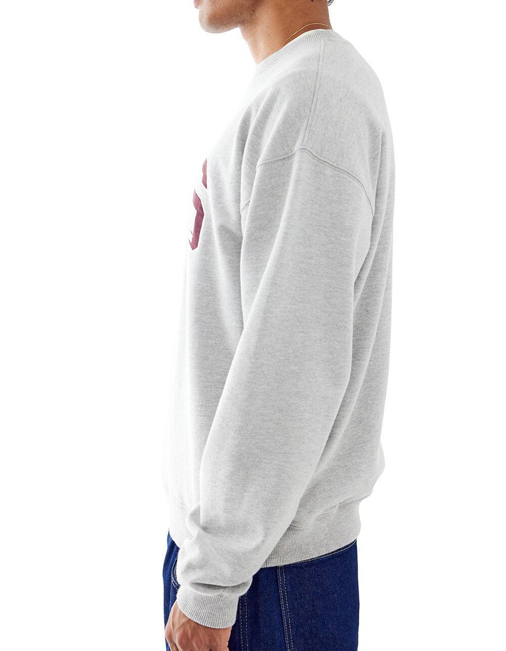 IETS FRANS Collegiate Mens Crewneck Sweatshirt - HEATHER GRAY Product Image