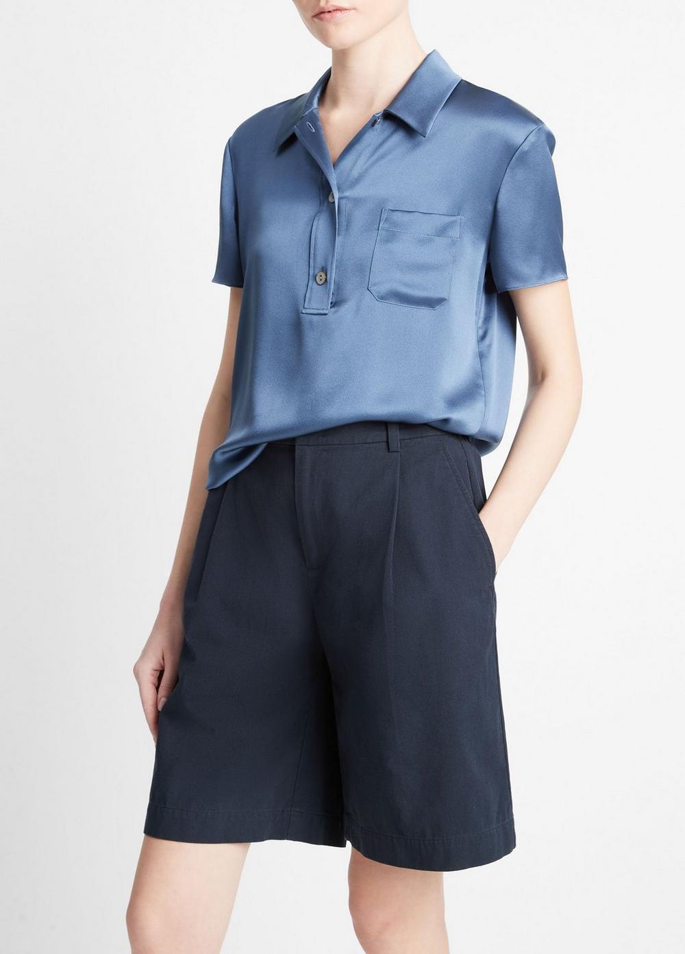 Womens Washed Cotton Short, Cocoon, Size 6 Vince Product Image