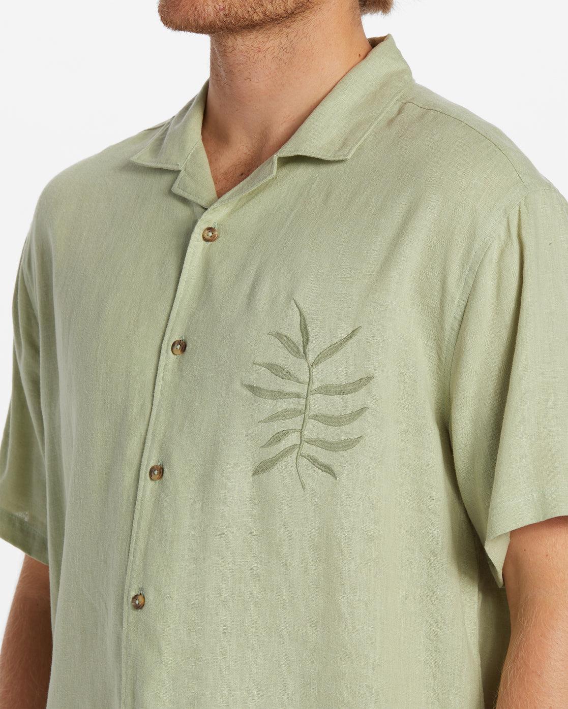 Sundays Vacay Short Sleeve Shirt - Light Sage Male Product Image