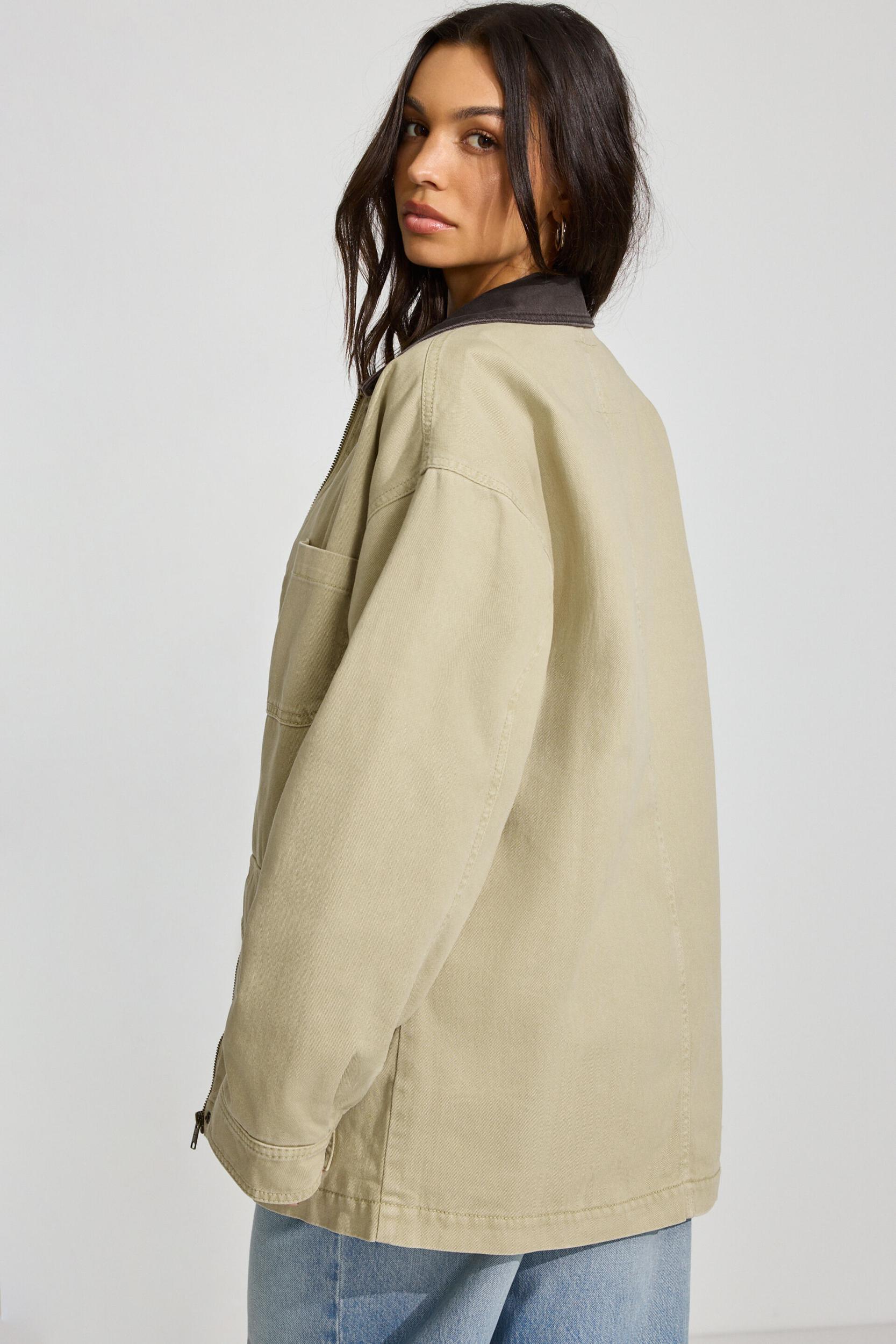Long Twill Field Jacket Product Image