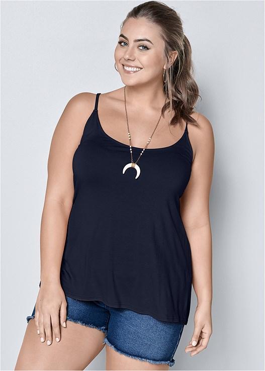Back Detail Top - Olive Product Image