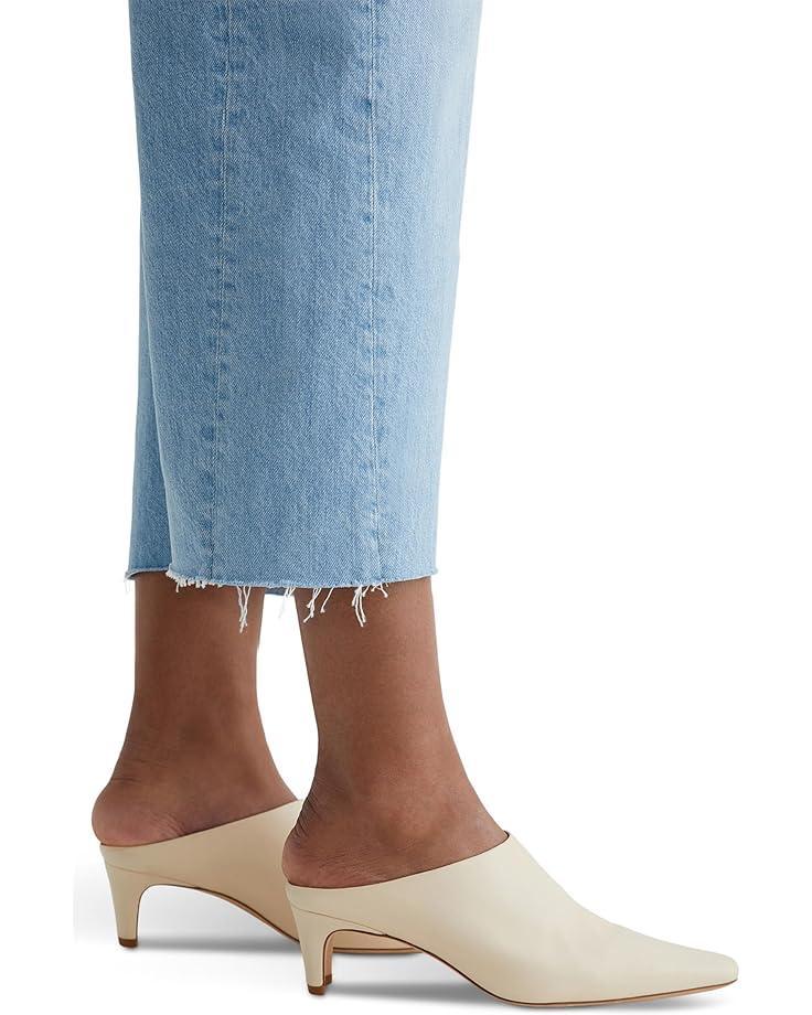Hattie High Rise Crop Barrel in Gallery White Product Image