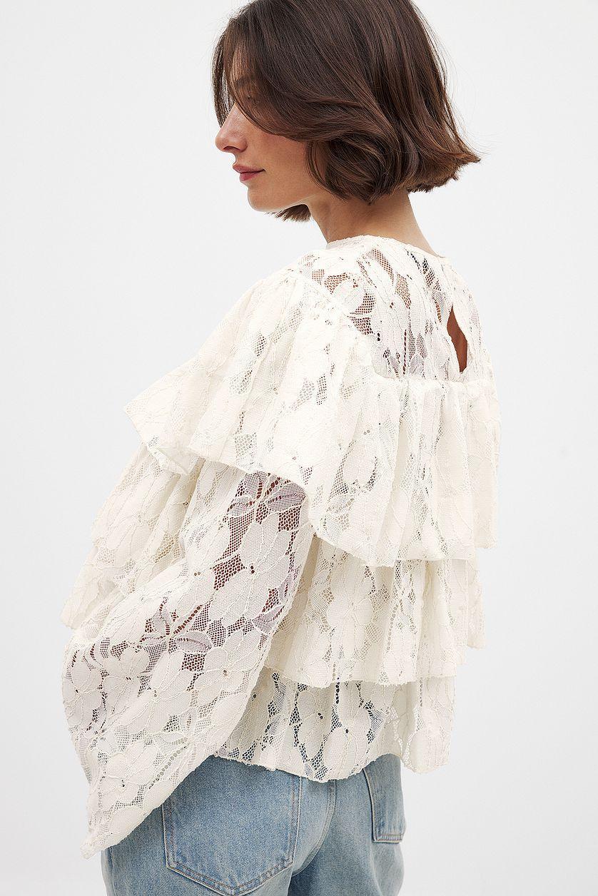 Layered Flounce Blouse Product Image