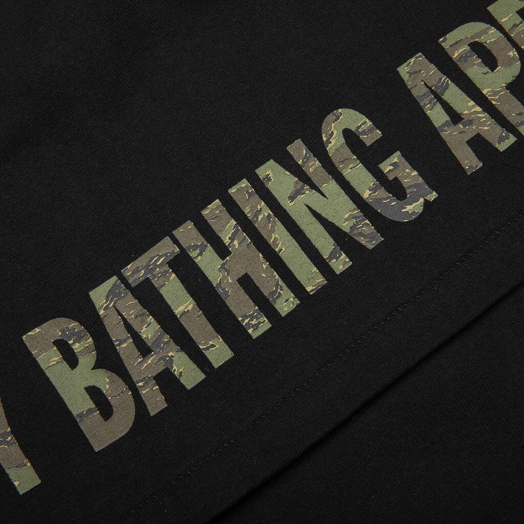 Women's Ape on Bapesta Tee - Black/Beige Female Product Image