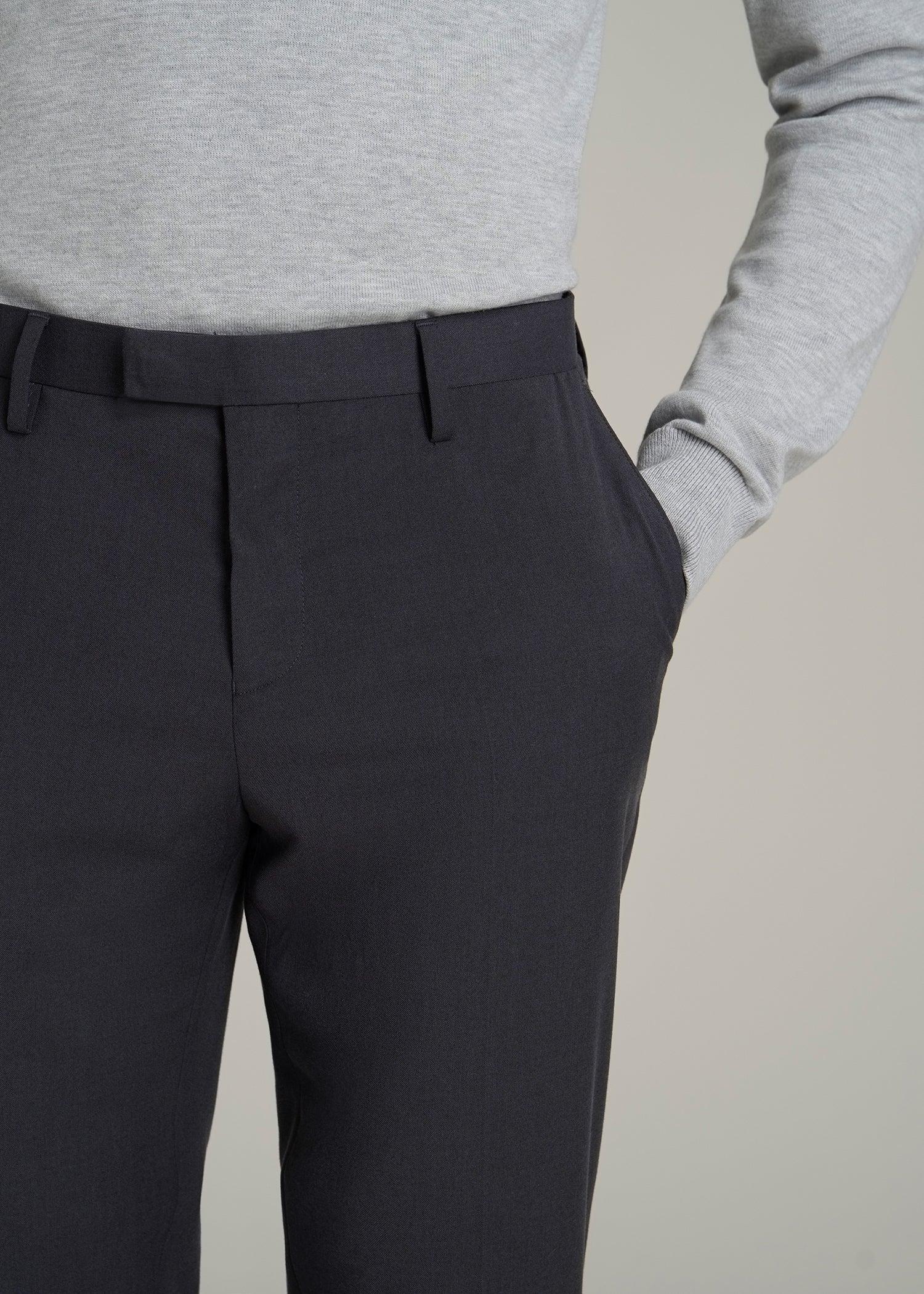 Suit Trousers for Tall Men in Mid Grey Product Image