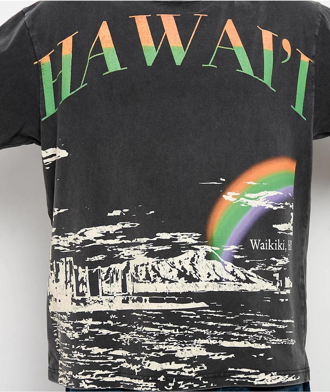 Dravus Waikiki Vintage Black T-Shirt Product Image
