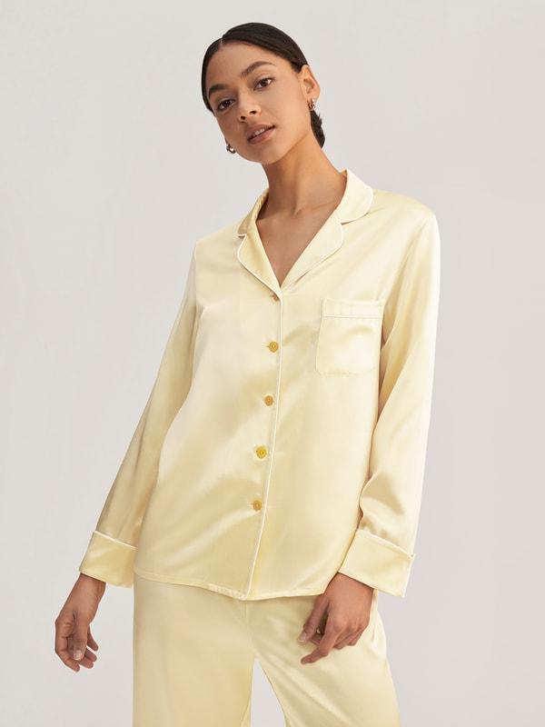 Golden Cocoon Silk Pajama Set Product Image