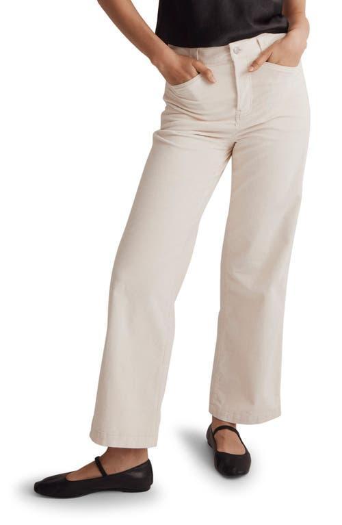 Madewell Emmett 2.0 Wide-Leg Pants in Corduroy (Fresh Cider) Women's Clothing Product Image