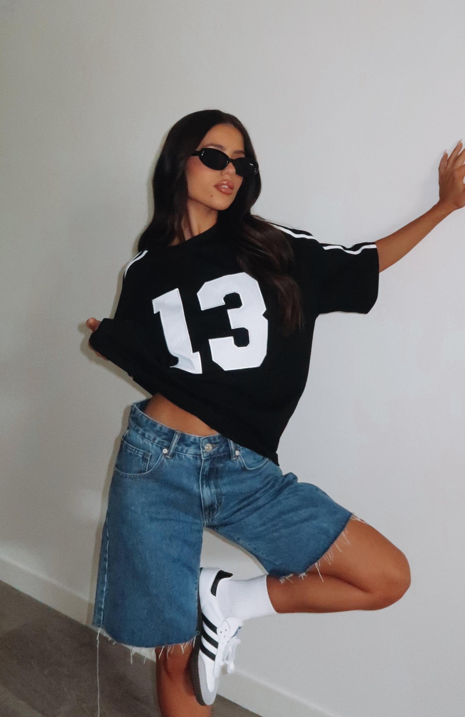Always A Statement Oversized Tee Black Product Image