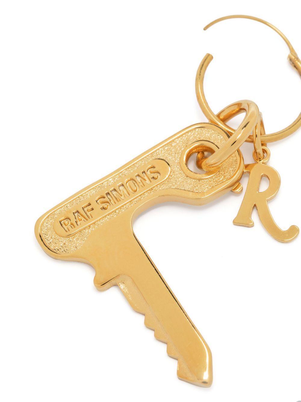 key charm hoop earring Product Image