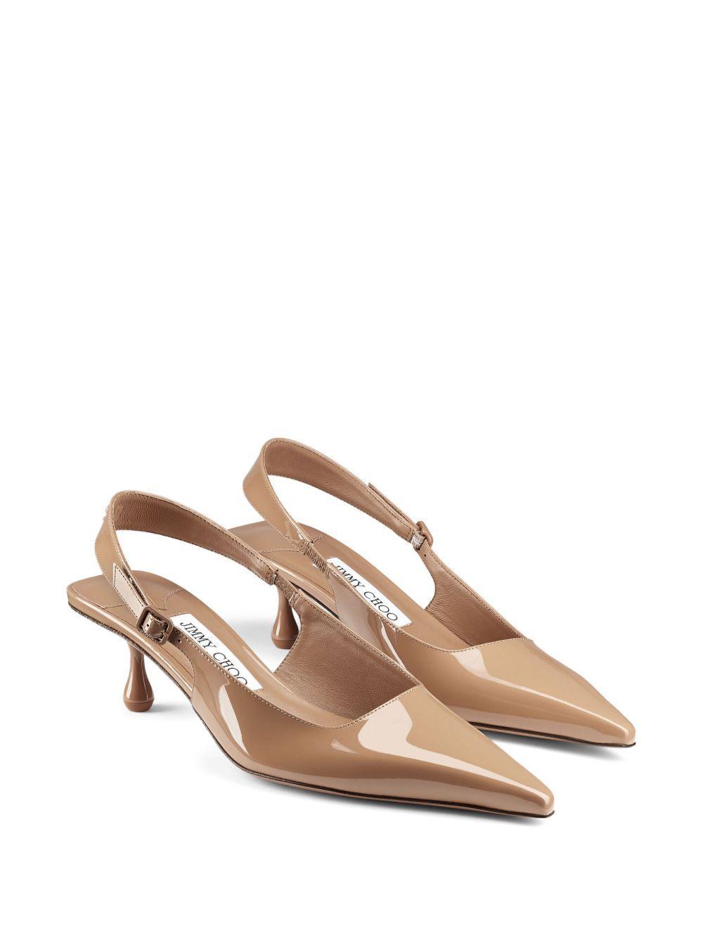 Amel 50mm leather pumps Product Image